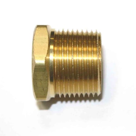 Interstate Pneumatics 3/4 Inch NPT Male x 1/2 Inch NPT Female Brass Hex Bushing FB908